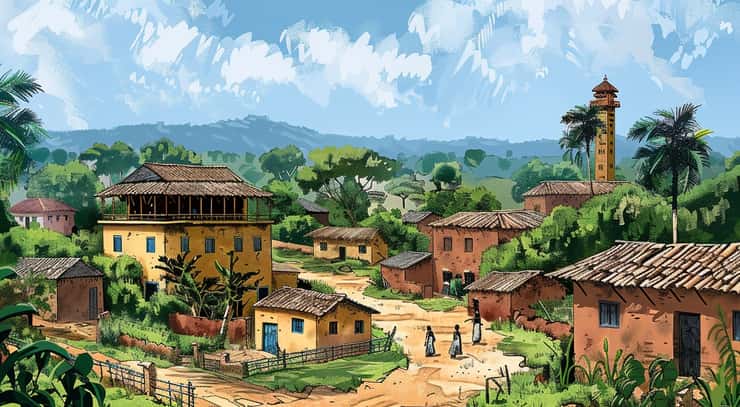 Zentralostafrikanischer Städtenamengenerator | Wie lautet der Name deiner afrikanischen Stadt?